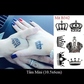 Xăm dán tattoo vương niệm B342