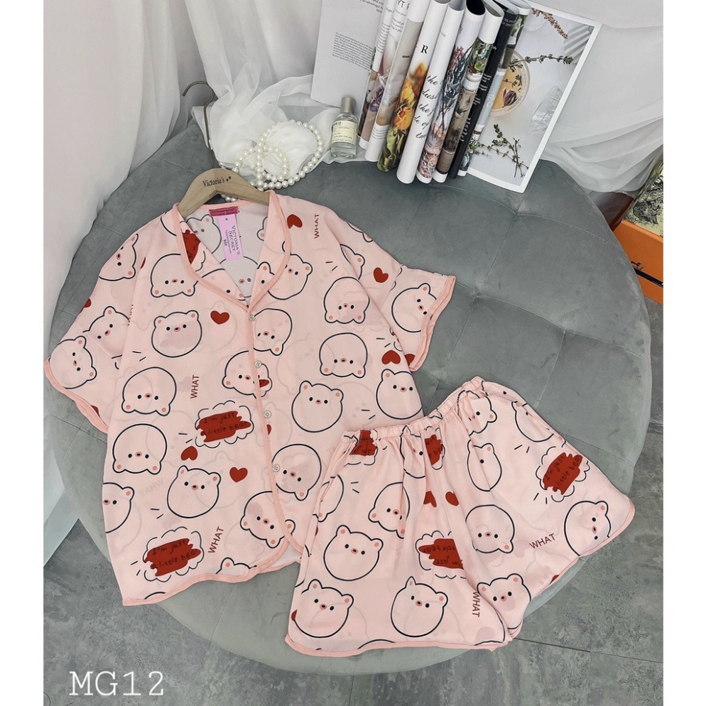 Đồ Ngủ Bò Sữa - Pijama Lụa Mặc Nhà Nữ Đẹp Cao Cấp Sang Chảnh Phong Cách Hàn Quốc Pijama Quảng Châu | BigBuy360 - bigbuy360.vn