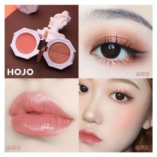 Phấn mắt HOJO 3 tầng kèm gương