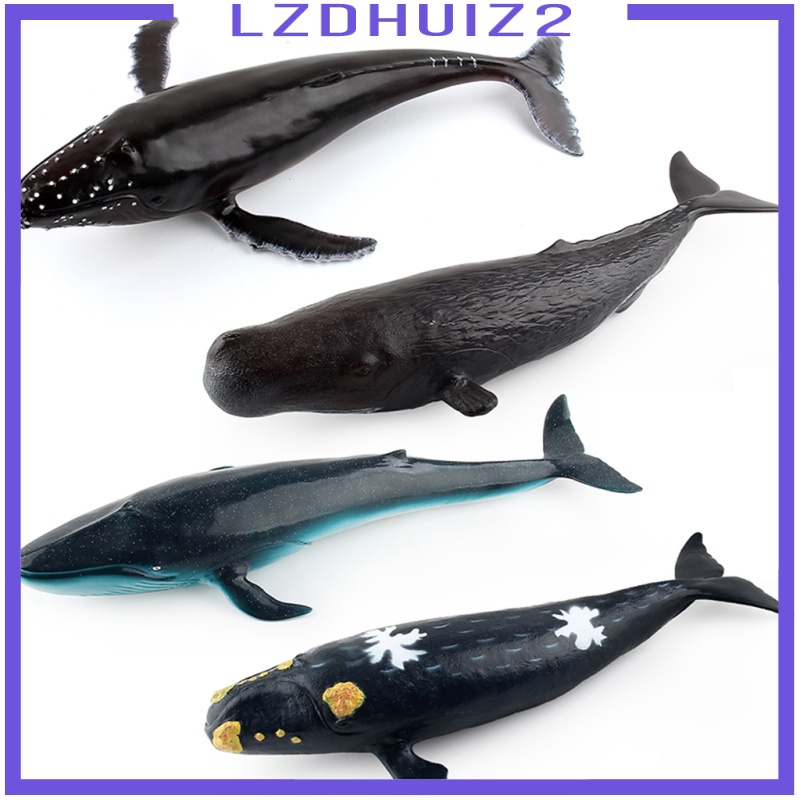 Mô Hình Cá Voi Xanh Bằng Nhựa Độc Đáo Sống Động