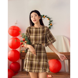 [Mã BMTTC60K giảm đến 60K đơn 50K] Đầm Hở Lưng Tay Cánh Tiên - LEO's clothing DK20