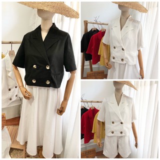Áo vest lửng Linen premium