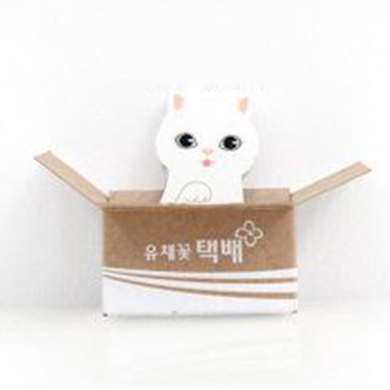 Miếng dán ghi chú kiểu hoạt hình chú mèo đáng yêu xinh xắn