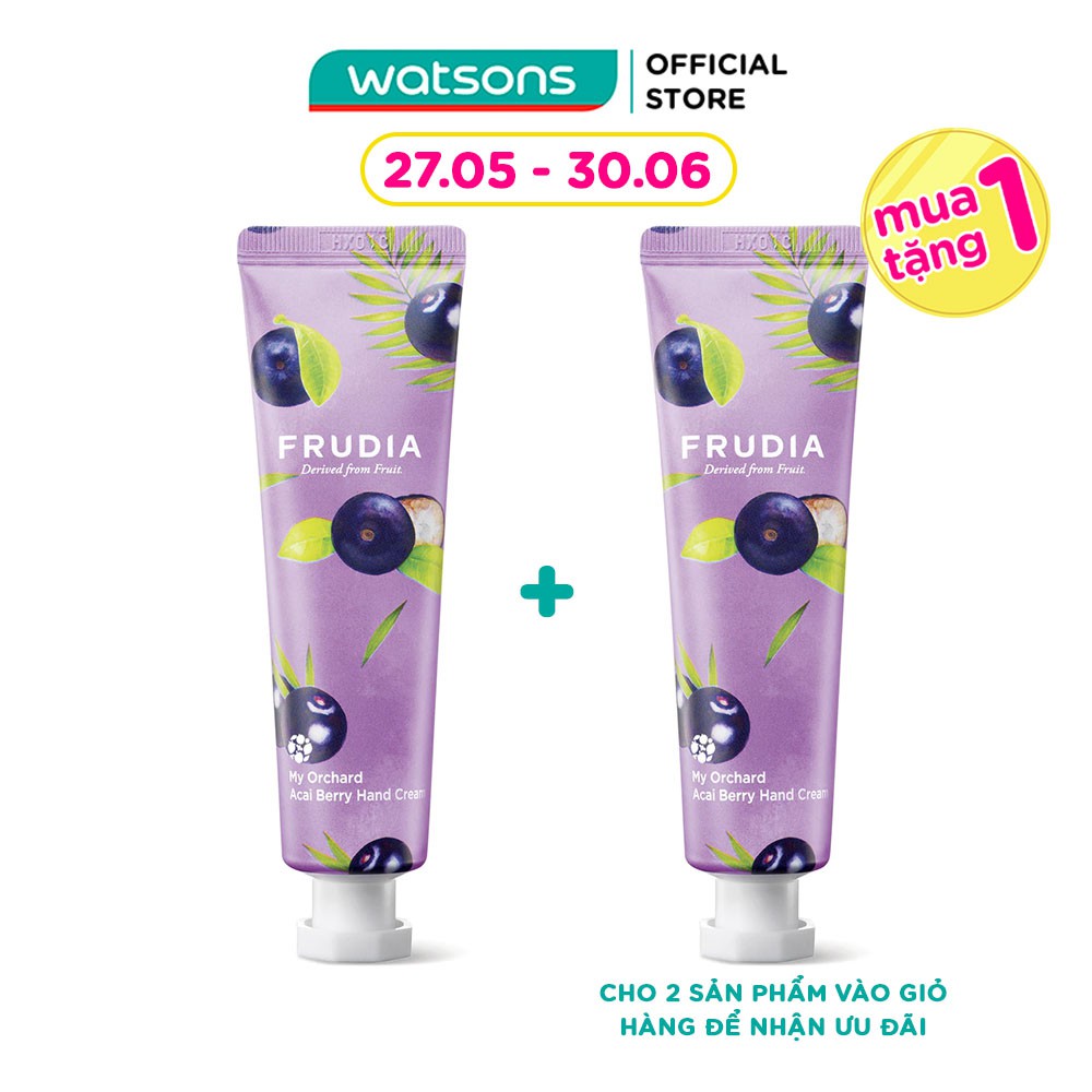 Kem Dưỡng Tay Frudia My Orchard Acai Berry Hand Cream Chiết Xuất Quả Mọng 30g