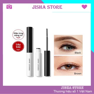 Mascara Chuốt Mi Perfect Diary Lâu Trôi Chống Thấm Nước Uốn Cong Làm Dày Và Dài Mi