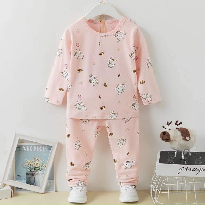 Bộ xuất hàn dài tay mac vuông size nhí