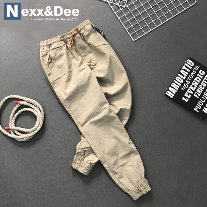 Quần Jogger Kaki Nam Nexx&Dee Vải Kaki Xịn Big Size NS02