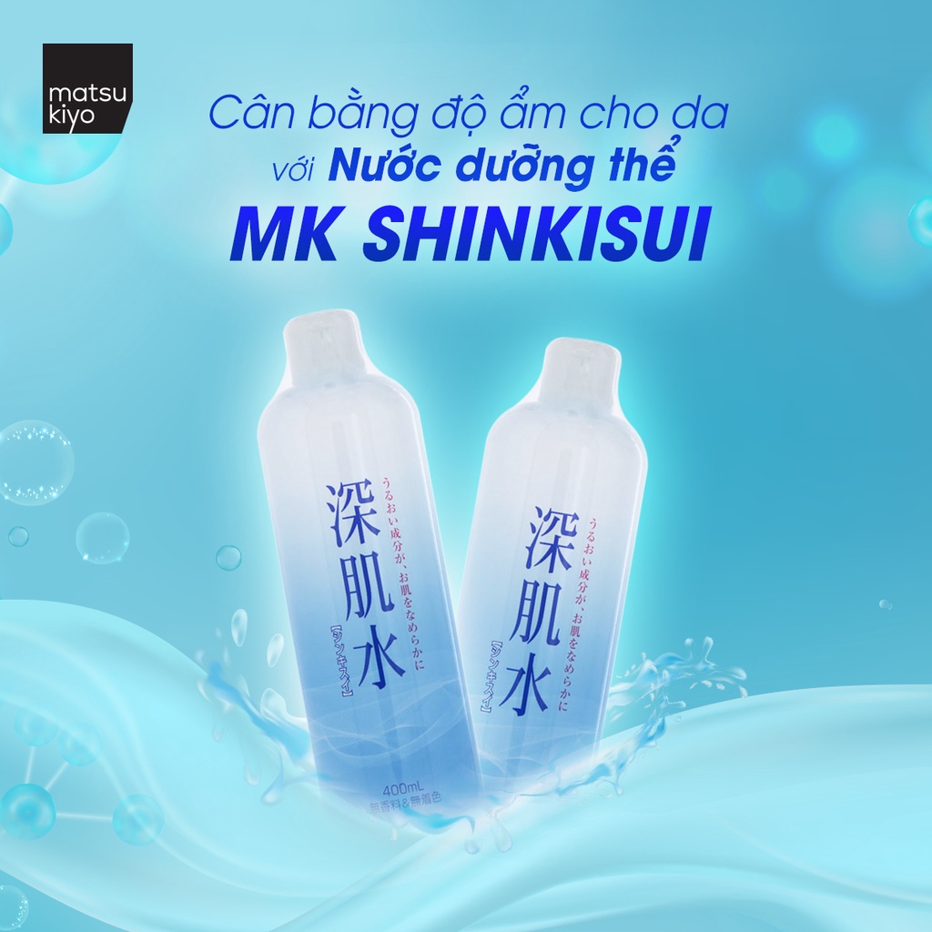 Nước dưỡng ẩm cho da, bổ sung độ ẩm cho tóc mk Shinkisui 400ml