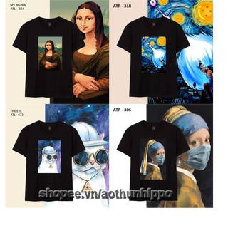 SALE- Áo thun Hippo-The Art 33 (d) - áo đẹp chất