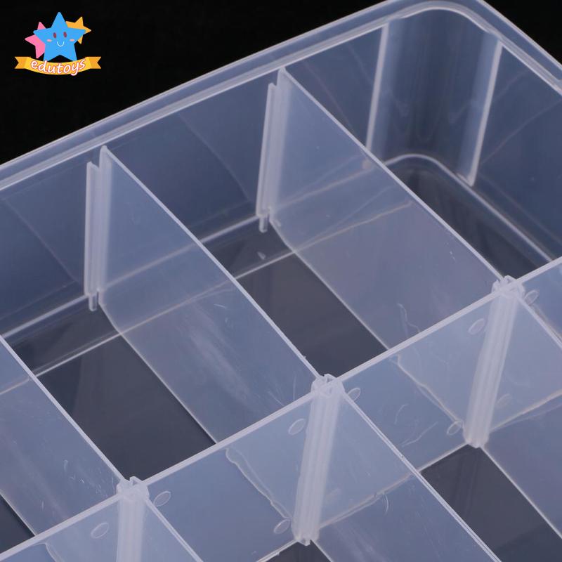 Hộp Đựng Trang Sức Hạt Nhựa 3 Lớp 30 Ngăn Xinh Xắn Sắp Xếp Gọn Gàng