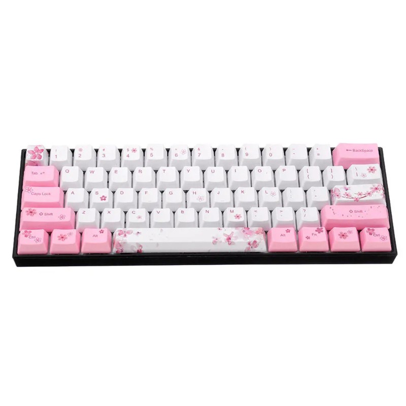 Bang♥ PBT 71Key OEM Profile Five-Sided Sublimation Process Cherry Blossom Keycap