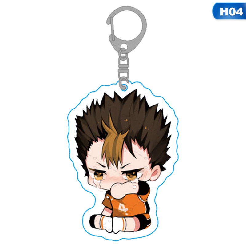 Móc khóa acrylic hình nhân vật anime Haikyuu