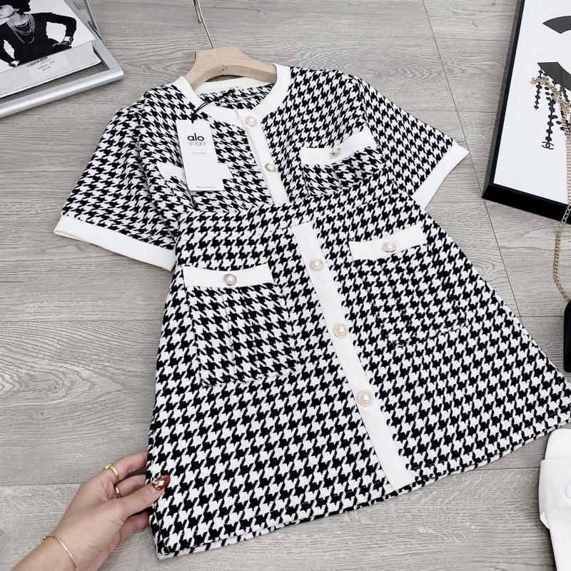 [ 𝐅𝐑𝐄𝐄 𝐒𝐇𝐈𝐏 ] SÉT ÁO DẠ ZIC ZÁC PHỒI VIỀN MIX CV SIÊU XINH . VẢI DẠ ZIC ZAC QC