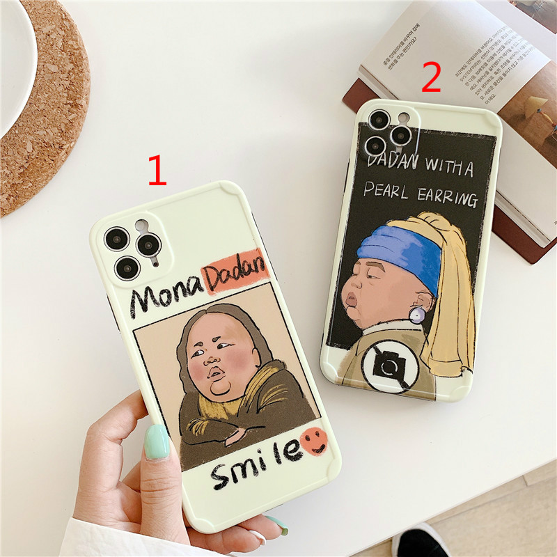 Ốp Lưng Họa Tiết Tranh Sơn Dầu Vui Nhộn Cho Iphone11 / 11pro 11pro Max X Xr Xs Xs Max 7 8 Plus Se | BigBuy360 - bigbuy360.vn