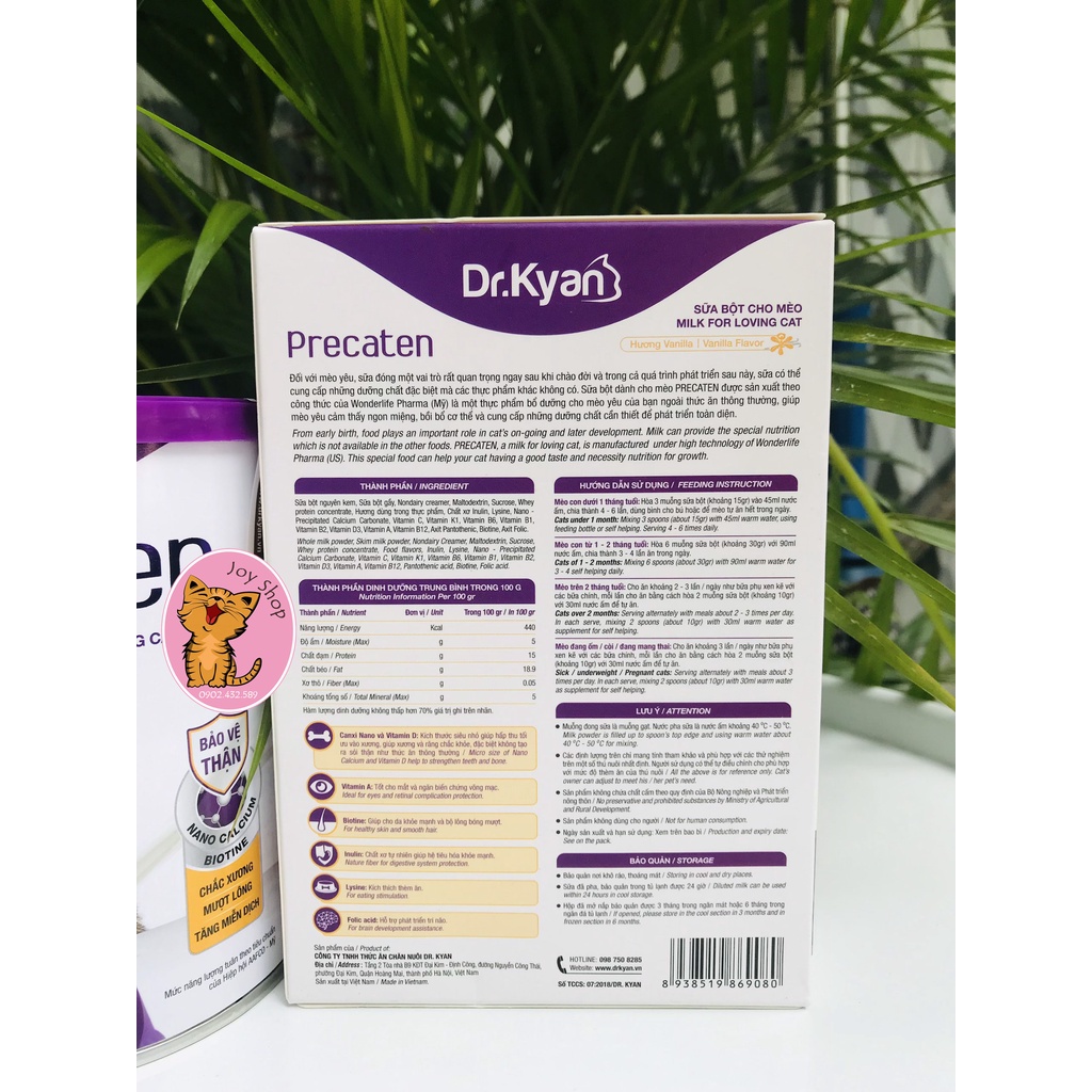 SỮA CHO MÈO CƯNG PRECATEN