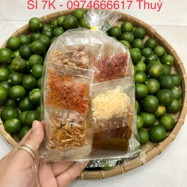 COMBO 20 BỊCH BÁNH TRÁNG TRỘN KHÔ BÒ NGỌC THUỶ