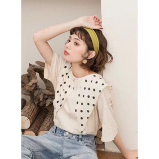 Áo kiểu cột nơ cổ