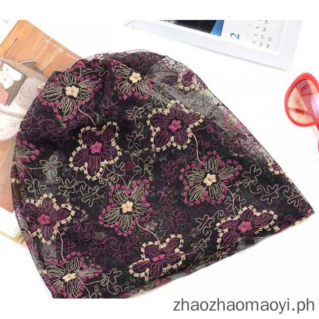 Mũ trùm đầu chống bụi bẩn thoáng khí có họa tiết thời trang nam nữ