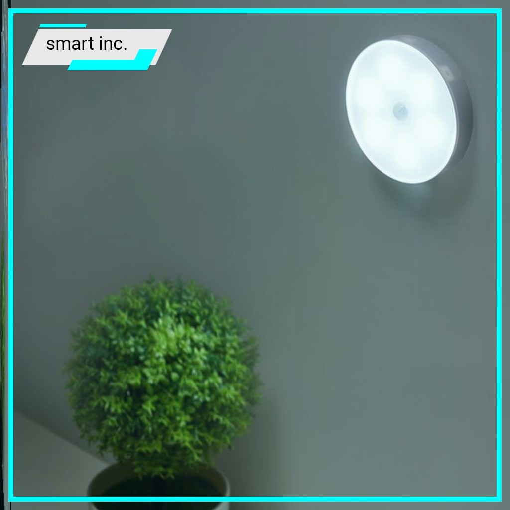 Đèn Ngủ Tự Sáng Gắn Cầu Thang Phòng Ngủ Đèn Led Treo Dán Tường Cảm Biến Chuyển Động Ban Đêm Tích Trữ Điện Sạc Pin USB