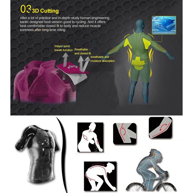 Androni Bộ Trang Phục 20D Gồm Áo Và Quần Short Đi Xe Đạp Leo Núi Thời Trang Mùa Hè Dành Cho Nam