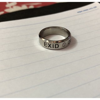 Nhẫn exid titan tặng kèm dây cổkhohangkpop