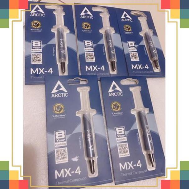 Keo Tản Nhiệt ARCTIC MX4 4g- keo tản hút nhiệt noctua cpu laptop máy tính pc tăng tuổi thọ máy