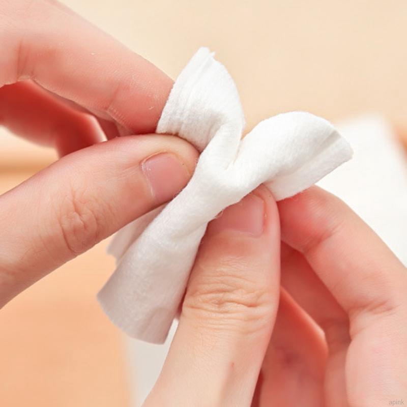Set 222 Miếng Bông Tẩy Trang Ướt Và Khô Mềm Mại Tiện Dụng