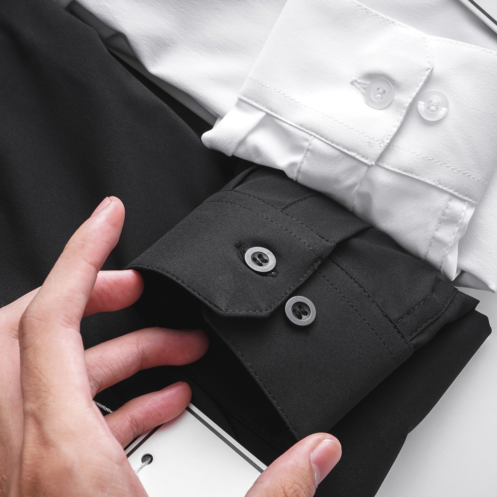 Áo sơ mi dài tay chất liệu bamboo co giãn thoải mái 5148