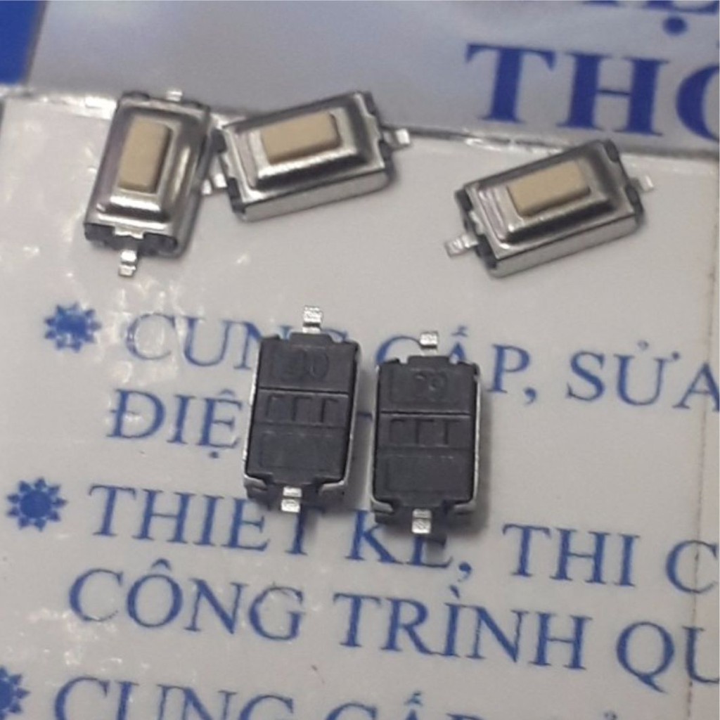 20 cái nút reset dán hinh chữ nhật 3*6*2.5mm siêu bền kde3269