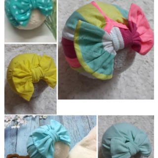 Mũ turban nơ bé gái