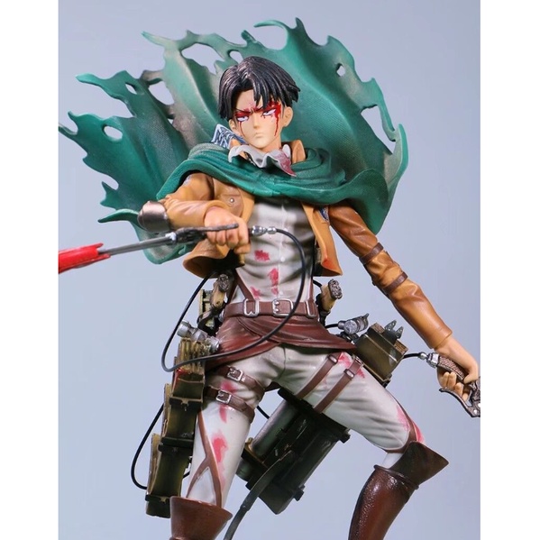 Mô hình nhân vật Đại úy Levi Ackerman hiệu ứng máu - Attack on titan