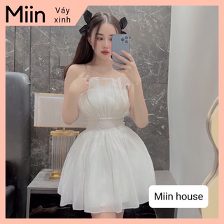 Váy cúp ngực xếp ly