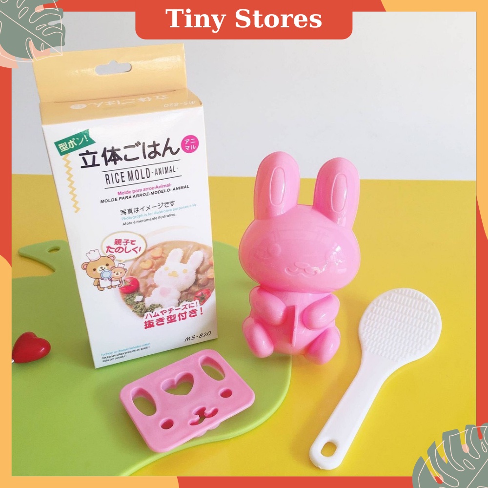 Khuôn Cơm Thỏ Dễ Thương -  Khuôn tạo hình cơm, bánh cho bé