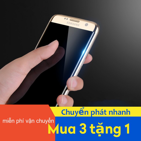 Kính cường lực toàn màn hình cho Samsung S6 S7 S8 S9 S10 S20 FE Pro Lite Plus Edge