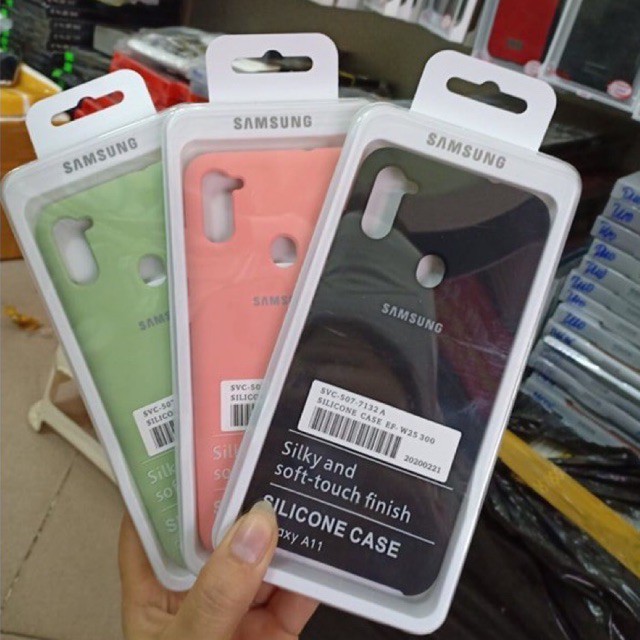 Ốp lưng Samsung Galaxy A11/ M11 Silicone cover chống bám bẩn