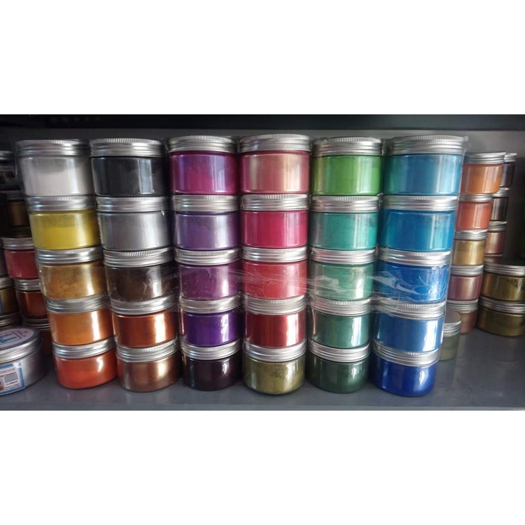 Bộ 30 màu nhũ ánh kim nhập khẩu loại tốt (30 hũ )