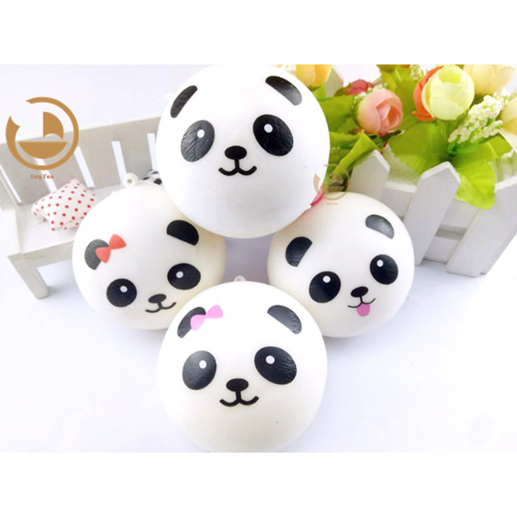 Đồ chơi Squishy chậm tăng hình gấu trúc đáng yêu 4cm