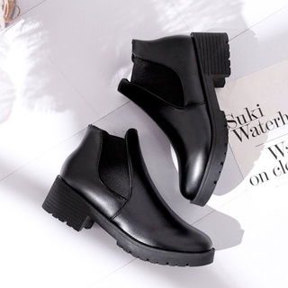 GIÀY BỐT NỮ CỔ THẤP ĐẾ 5CM CÁ TÍNH