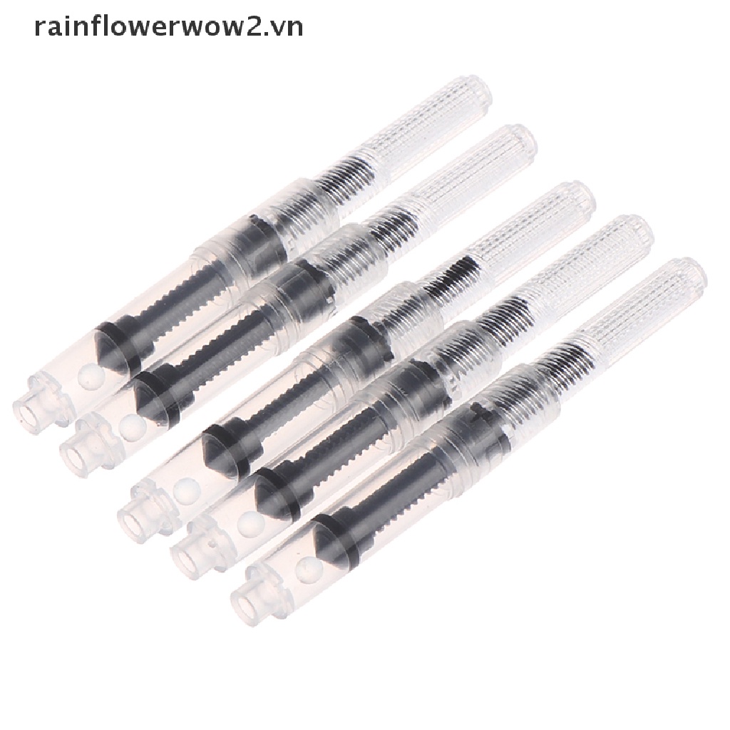 Set 5 Đầu Bơm Mực Đen 2.6Mm Chuyên Dụng Cho Bút Máy