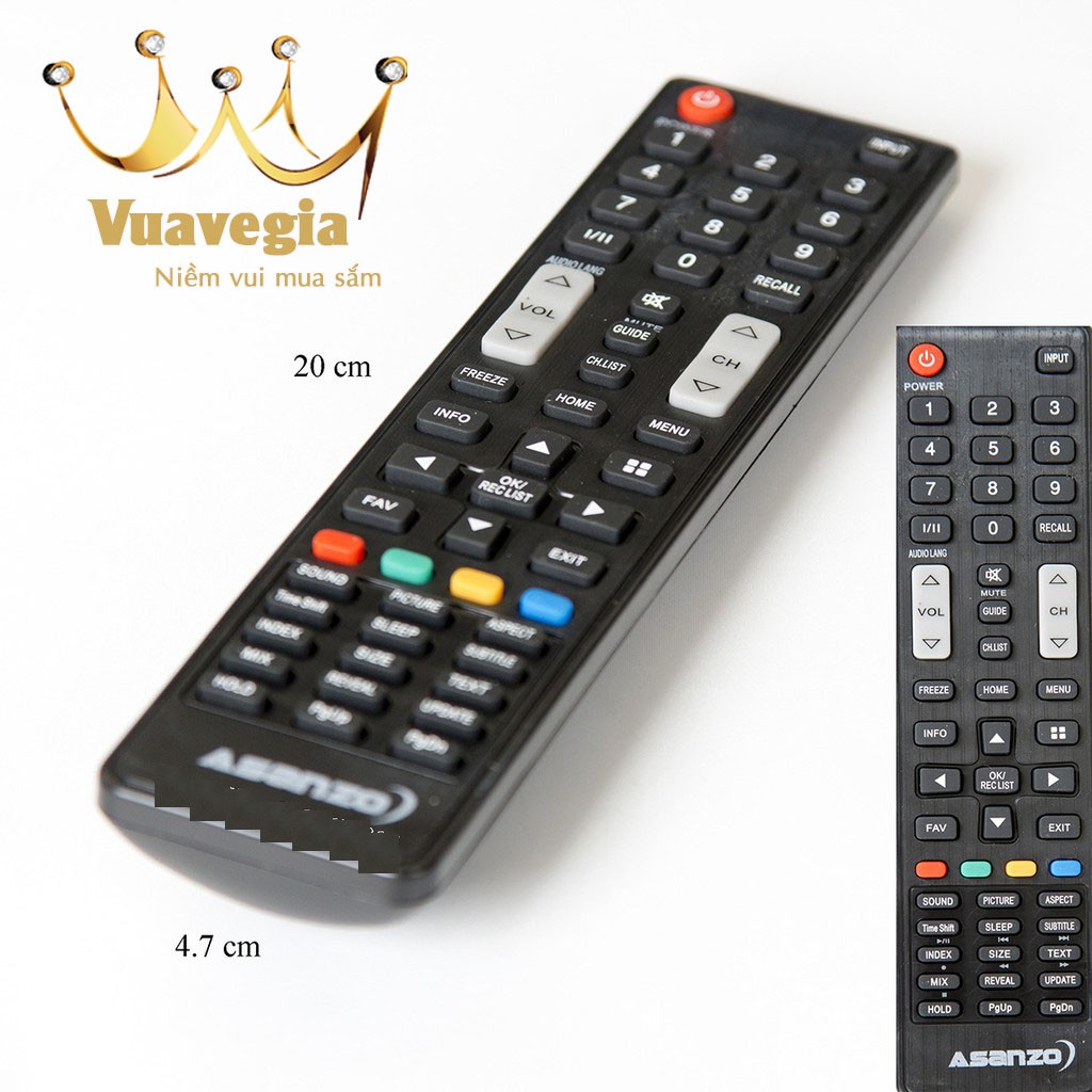 CHÍNH HÃNG Remote điều khiển Tivi ASANZO ĐỦ LOẠI III