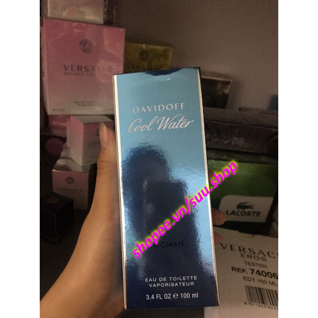 Nước hoa nữ 100ml Davidoff Cool Water Woman suu.shop cam kết 100% chính hãng