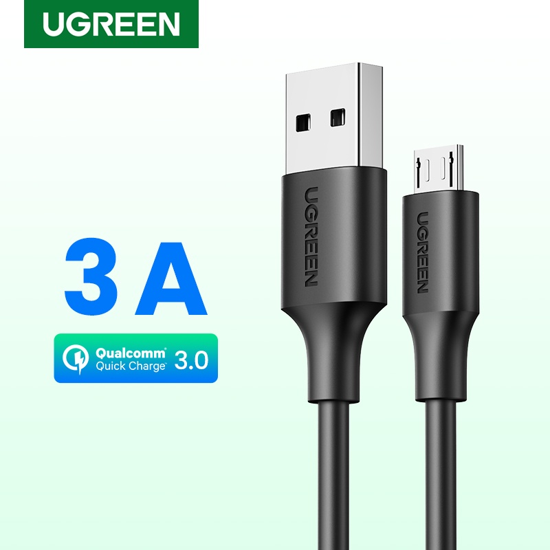 Cáp sạc và truyền dữ liệu UGREEN cổng Micro USB dài 0.25m