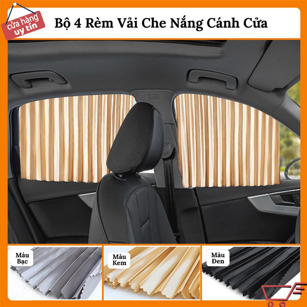  Rèm Cửa Ô Tô Vải Che Nắng Có Gắn Nam Châm – Bộ 4 Rèm