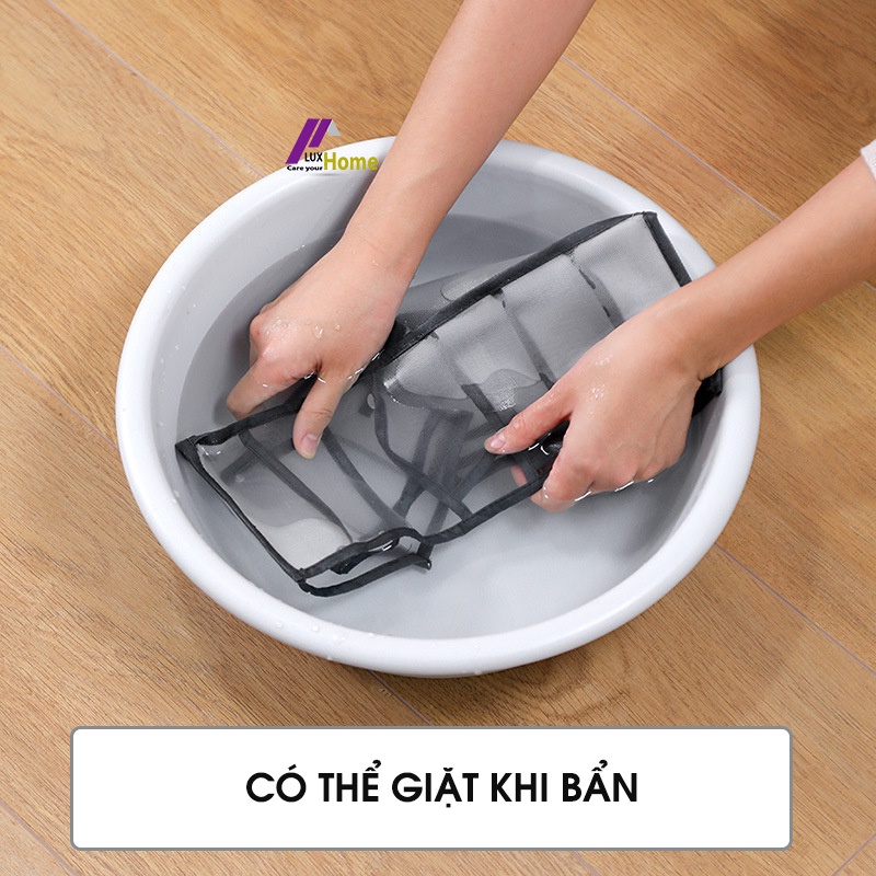 Hộp đựng đồ lót bằng vải lưới siêu bền, Khay đựng đồ lót, tất, 6 ngăn, 7 ngăn, 11 ngăn