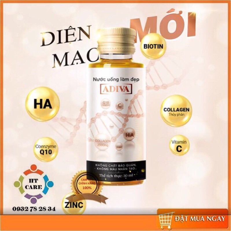 Adiva colagen hộp 14 chai