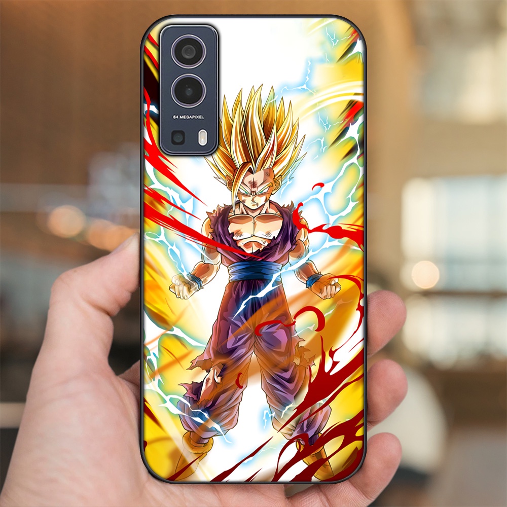 Ốp lưng Vivo Y72 5G viền đen in hình Gohan Dragon Ball