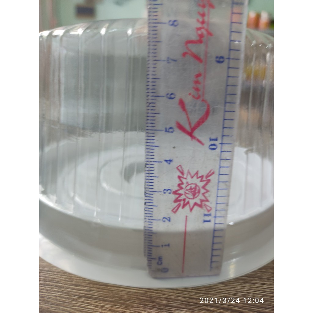 50 - 100 HỘP NHỰA ĐỰNG BÁNH ĐẾ TRẮNG H24 CAO, KÍCH THƯỚC 14 X 14 CM X 8 CM - h24 cao
