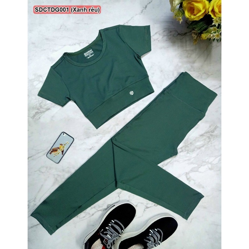 Bộ tập áo cộc quần dài