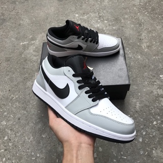 Giày Thể Thao Jordan xám trắng đen thấp cổ