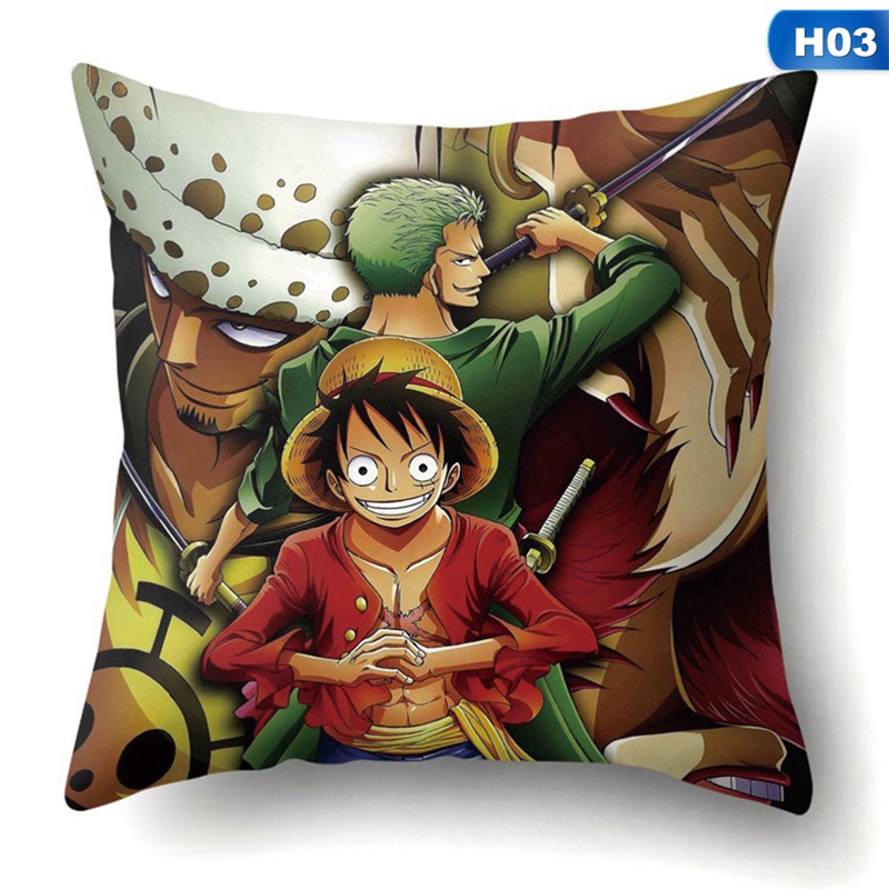 Vỏ Gối In Hình Nhân Vật Luffy Trong One Piece